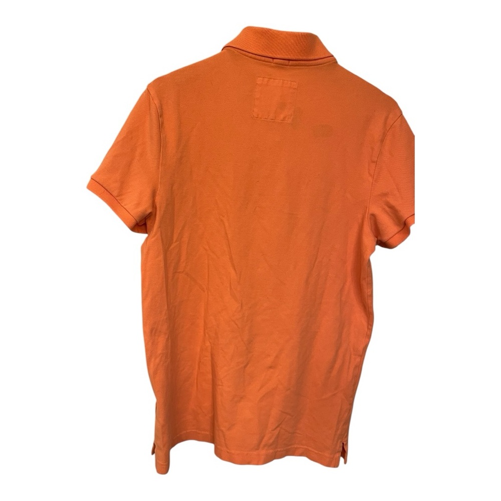 Hollister Men’s Orange Stretch Polo Shirt Size Small‎ - Picture 3 of 7